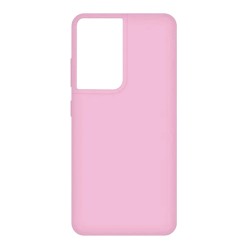 Capa de Silicone Macio para Samsung Galaxy S21 Ultra Rosa Capa de Silicone Macio para Samsung Galaxy S21 Ultra Rosa